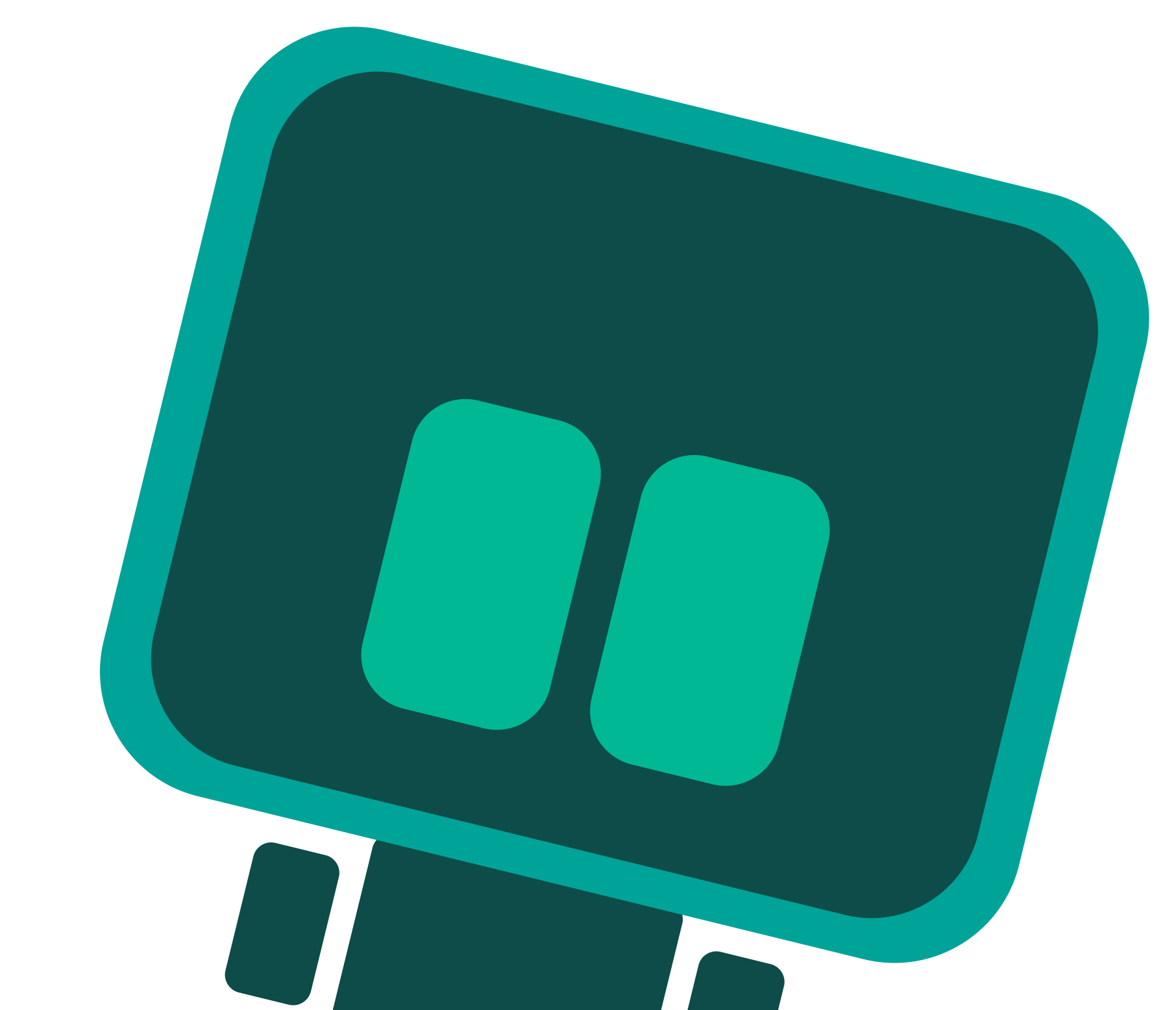 Abstract robot graphic